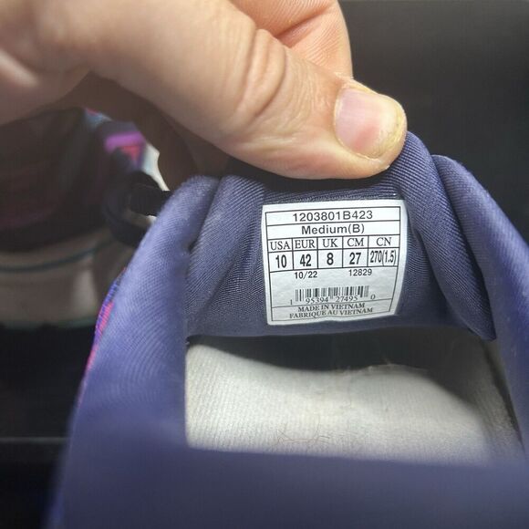 Women’s Brooks Ghost 15 Purple Blue Sneakers Running Shoes 10 Empower Her - Picture 11 of 15